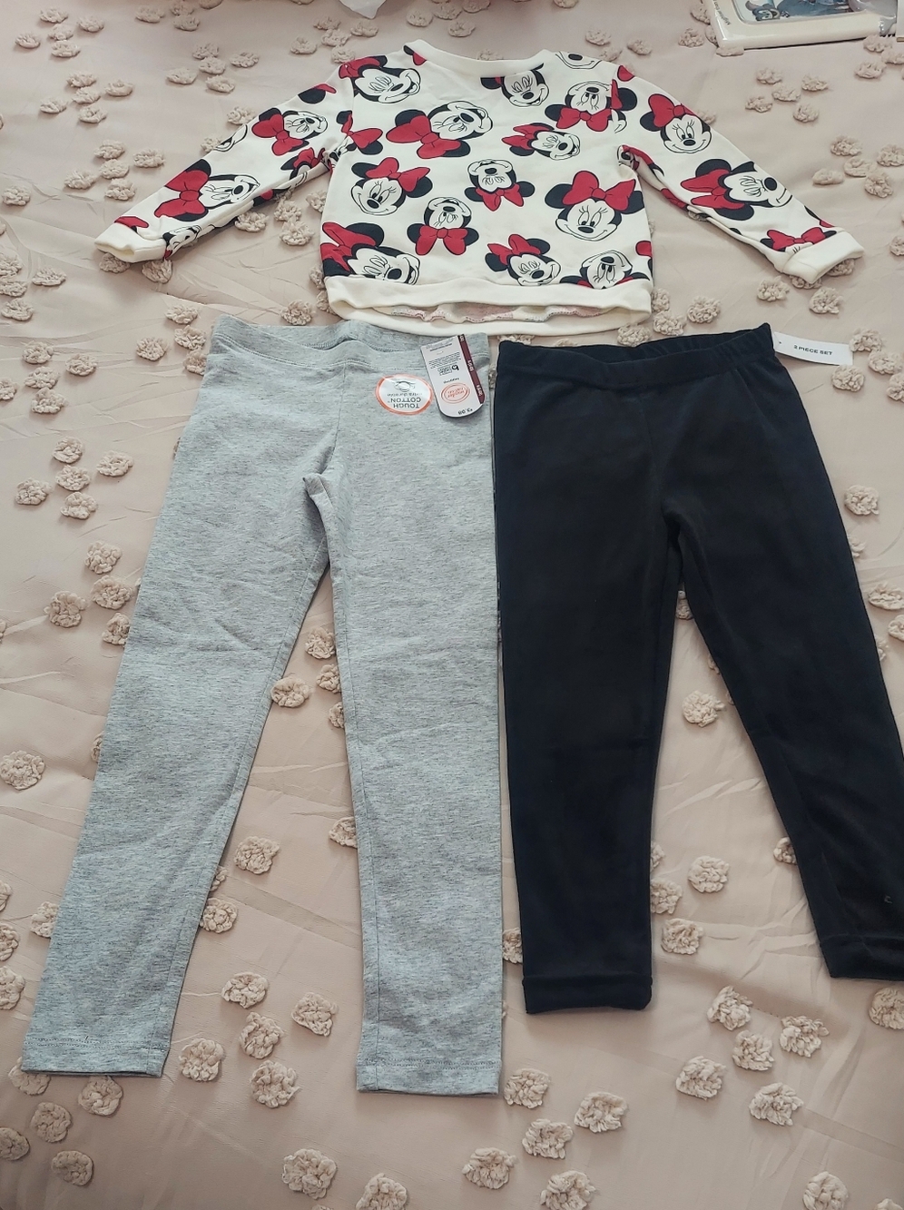 Dkny Kids Leggings in Black and Light Gray - 2-Pack